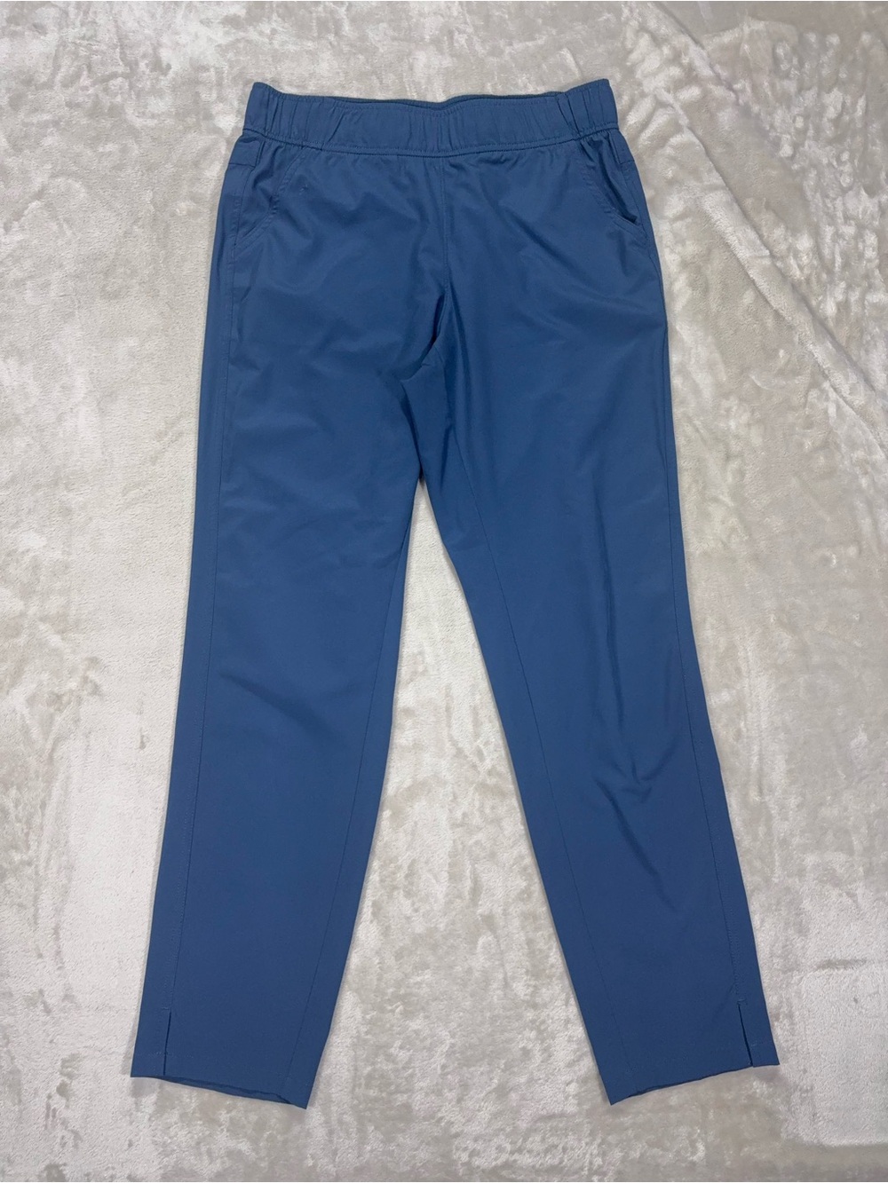 Eddie Bauer Blue Travel Pants Lightweight Stretch Ankle Pants Women’s S